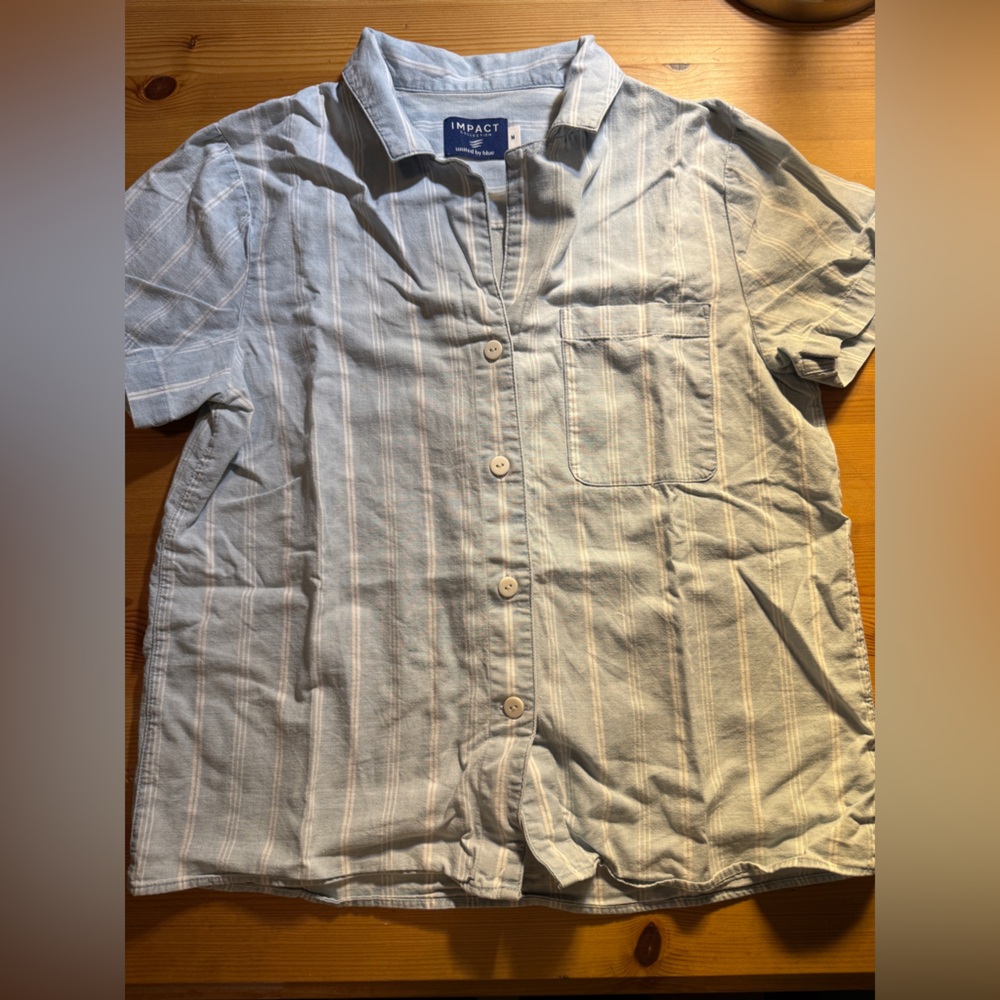 United by Blue Impact Collection Blue Button Down Shirt